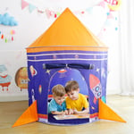 UK Childrens Play Tent Rockets Large Pop Up Teepee Den House Kids Xmas Gift