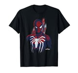 Marvel Spider-Man Game Paint Portrait T-Shirt