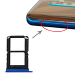 YANGJIE Spart Parts Replacement SIM Card Tray + SIM Card Tray for OPPO Reno Ace (Color : Blue)