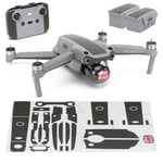 Wrapgrade Skin compatible with DJI Air 2S | Accent Color B (ARMY GREEN)