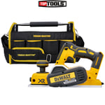 DeWalt DCP580 18V XR Brushless Cordless Planer With 16" 14 Pockets Tote Tool Bag