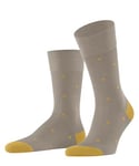 FALKE Men's Dot M So Cotton Patterned 1 Pair Socks, Beige (Corn 4096), 43-46