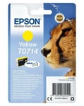 Genuine Epson T0714 Yellow Ink Cartridge For SX200 SX515W DX4450