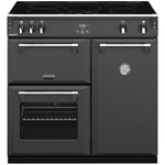 Stoves Richmond S900Ei 90cm Electric Range Cooker With Induction Hob - Anthracite Grey Black