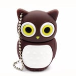 USB-minne 32 GB - Uggla Brun