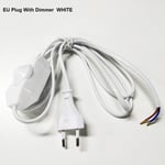 Dimmer Lighting Switch Modulator White Eu Plug With