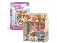 CubicFun P645h Dreamy Dollhouse with Furniture lovely 3D Puzzle, 160 Pieces