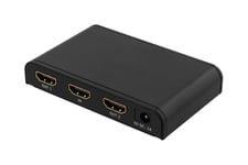DELTACO PRIME HDMI-245 - video/audiosplitter - 2 portar