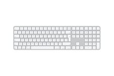 Apple Magic Keyboard with Touch ID and Numeric Keypad - tangentbord - USB-C - QWERTY - portugisisk - vita tangenter Inmatningsenhet