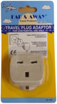 Far & Away Double Earthed Continental EU European Travel Adaptor Plug