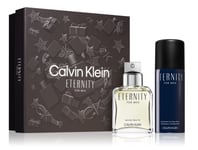 CALVIN KLEIN Eternity 100ml Eau De Toilette Gift Set with 150ml Deodorant Spray