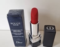 ROUGE DIOR Long Wear Lipstick 846 CONCORDE Matte 3.5g IMPERFECT BOX