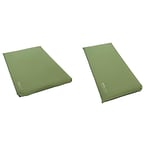 Vango Odyssey Double Self Inflating Sleep Mat, Epsom Green, 10 cm [Amazon Exclusive] & Odyssey 10 Grande Self Inflating Sleep Mat, Epsom Green, 10 cm [Amazon Exclusive]