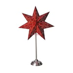 STAR TRADING Tähti Antique, seisova, metalli/paperi, punainen