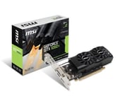 MSI GeForce GTX 1050 Ti LP 4 GB GDDR5, DVI/HDMI/DP, Low Profile