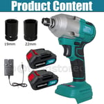 For Makita DTW190Z 18v Cordless LXT 1/2" Impact Wrench Scaffolding Charger 3.0Ah