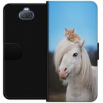 Sony Xperia 10 Plus Sort Lommebokdeksel Katt och Häst