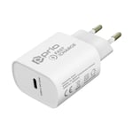 Chargeur Secteur Usb-C 3a Power Delivery 20w Charge Rapide Compact Prio Blanc