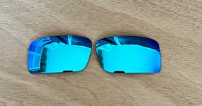 NEW POLARIZED CUSTOM ICE BLUE LENS FOR OAKLEY GASCAN SUNGLASSES