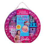 Cra-Z-Art 34070 Barbie Sparkling Mani Designer Babrie Carry Case Beauty Set Poli