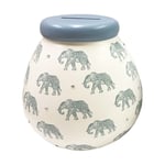 Elephant Pattern Pots of Dreams Money Pot Save Up & Smash Money Box Gift