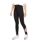Nike Womens/Ladies Essential Printed High Waist Sports Leggings (Black) - Size Small