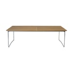 Grythyttan Stålmöbler Table B31 spisebord 230 cm Oljet eik-galvaniserte ben