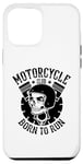 Coque pour iPhone 14 Pro Max Moto Club Born To Run Vintage Biker Rider