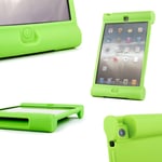 DURAGADGET Green Rubber Shock Resistant Easy Grip Children's Case & Cover - Compatible with Apple iPad Mini With Retina Display & Apple iPad Mini Tablets (Wi-Fi & Cellular) (16GB, 32GB, 64GB) With Easy Grip