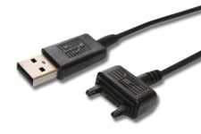vhbw câble de données USB compatible avec Sony Ericsson Aino U10i téléphone - noir