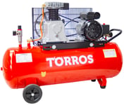Compresseur 100 litres 2,2 kW / 3 Ch 10 Bars Torros TC1002010M