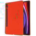 Liquid silikon skal Samsung Galaxy Tab S10 Ultra - China Red