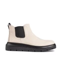 Ecco Womens Nouvelle Boots - White - Size UK 6.5