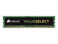 CORSAIR Value Select - DDR3 - module - 4 Go - DIMM 240 broches - 1600 MHz / PC3-12800 - CL11 - 1.5 V - mémoire sans tampon - non ECC