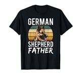 German Shepherd Father Puppy Lover Breed Dog Dad Daddy Papa T-Shirt