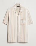 J.Lindeberg Theron Stripe Resort Shirt Moonbeam