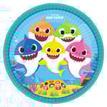Papptallrikar Baby Shark Party