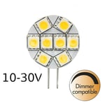 Unison dimbar LED lampa 2500K 130lm G4 1,1W 10-30V