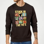 Cartoon Network Stuck In The 90s Sweatshirt - Black - XL