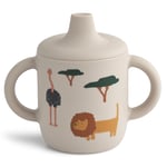 Liewood Neil spillfri mugg Safari sandy mix 1111