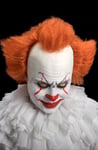 PENNYWISE IT ORANGE WIG EVIL SCARY CLOWN LATEX FOREHEAD UK SELLER 🇬🇧