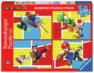 Ravensburger Super Mario 4 X 100 Piece Bumper Jigsaw Puzzle Pack