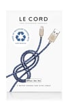 Blue Ghost Net Recycled iPhone Lightning cable