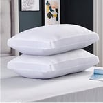 Silentnight Airmax Firm Bed Pillows – with Foam Core Breathable Cooling Cool Pillows Pack of 2 – Super Supportive and Hypoallergenic, White