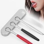 Tongue Scraper Stainless Steel Oral Cleaner Medical Mouth Black