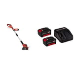 Einhell Power X-Change 18/28 Cordless Strimmer - 18V, 28cm Cutting Width & Power X-Change 18V, 3.0Ah Lithium-Ion Battery Starter Kit With Spare Battery