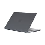 MacBook Air 13 (2020/2019/2018) - Hard cover front + Bagcover - Carbon design - Sort