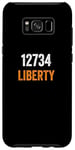 Coque pour Galaxy S8+ Code postal Liberty 12734, déménagement vers 12734 Liberty