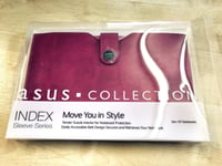 Asus Official Pink INDEX Sleeve Collection Cover - Slim 10” Laptops & Netbooks