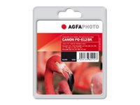 AgfaPhoto - 18 ml - svart - kompatibel - bläckpatron (alternativ för: Canon PG-512) - för Canon PIXMA MP230, MP252, MP270, MP280, MP282, MP495, MP499, MX350, MX360, MX410, MX420